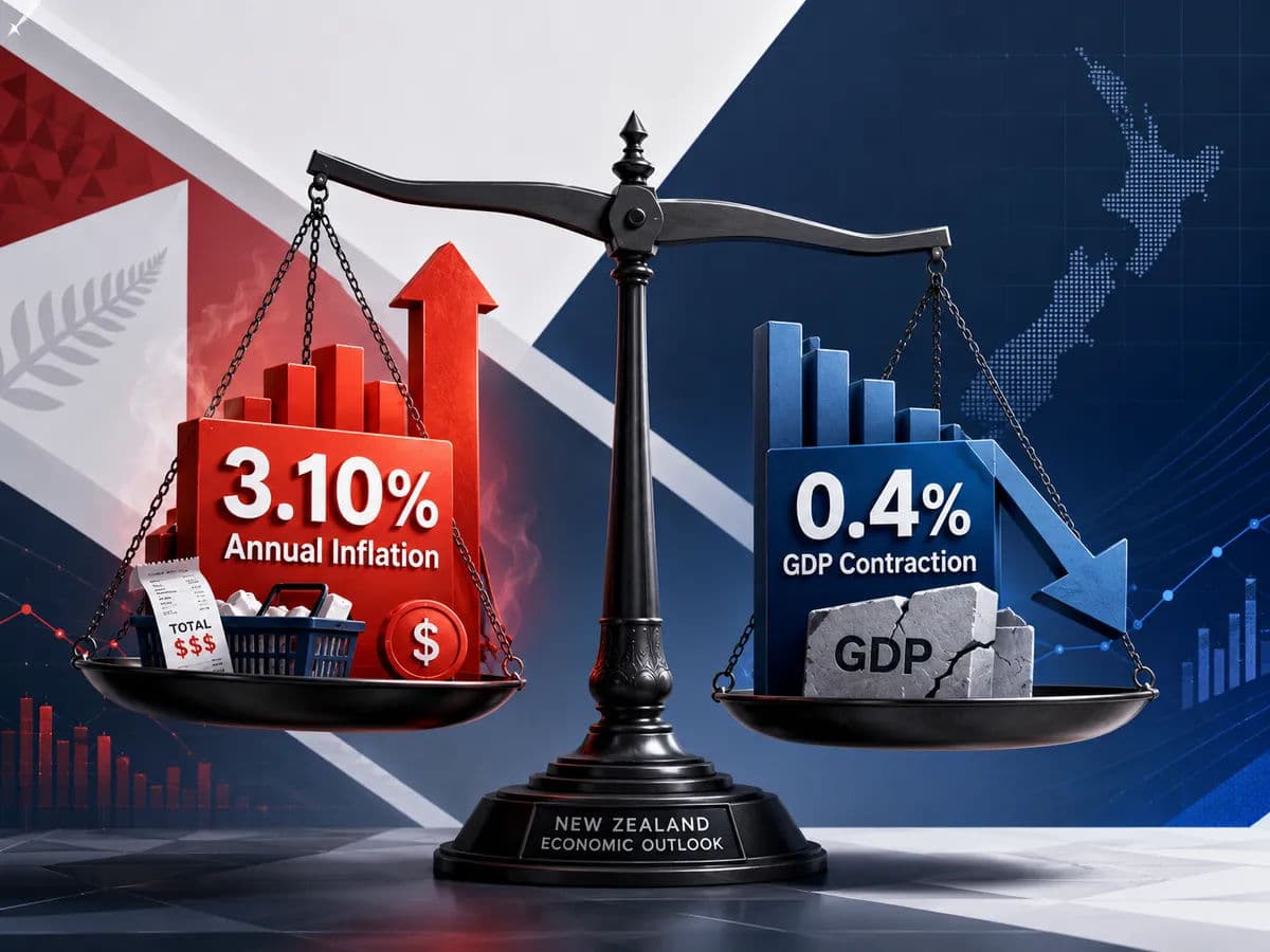 An illustration representing the economic tension between inflation and growth.
