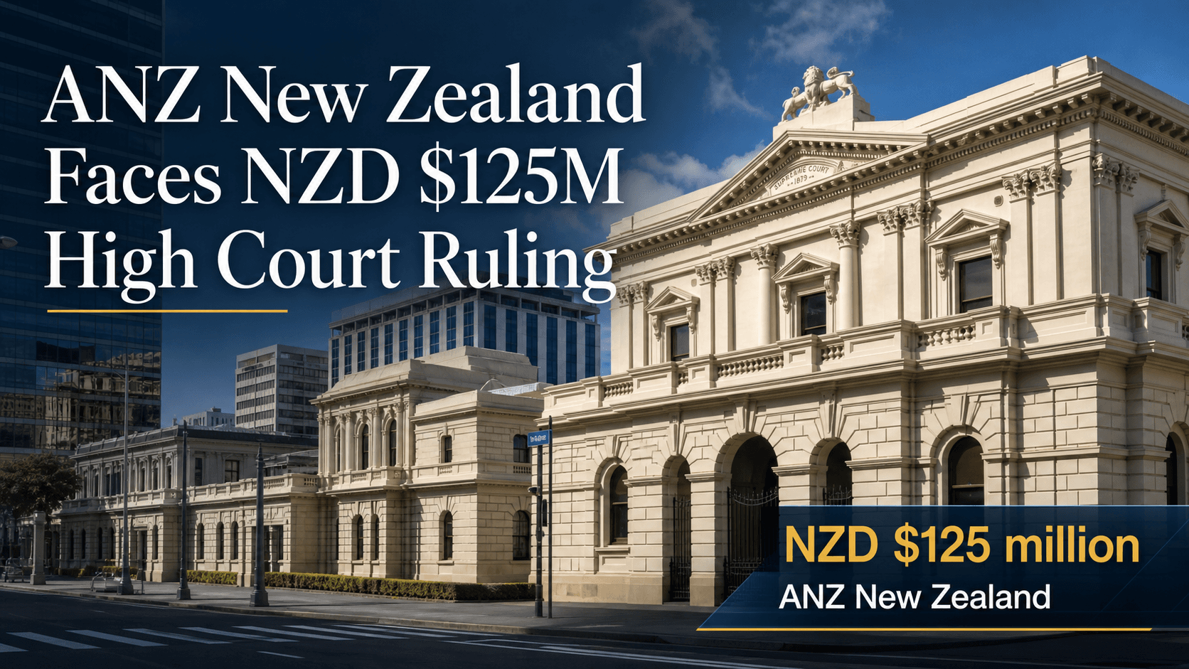 ANZ New Zealand Ordered to Pay Estimated $125 Million Following High Court Class Action Loss