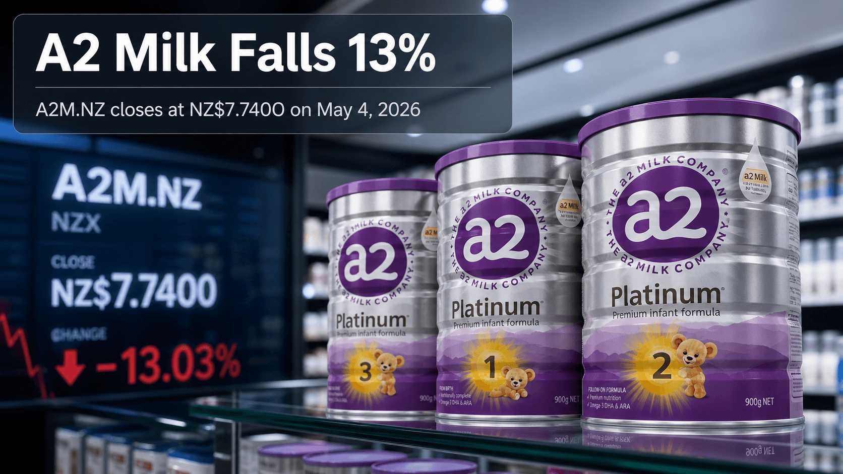 The A2 Milk Company Faces Significant Share Price Volatility Following Voluntary US Product Recall